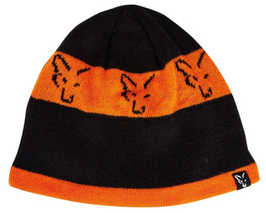 CZAPKA BLACK ORANGE BEANIE FOX