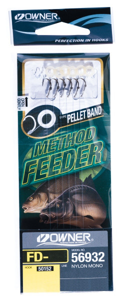 PRZYPON METHOD FEEDER Z GUMK 0,22mm hak 6 OWNER
