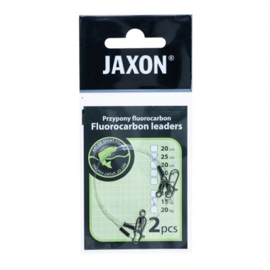 PRZYPON Z FLUOROCARBONU 25cm 15kg 2 szt JAXON