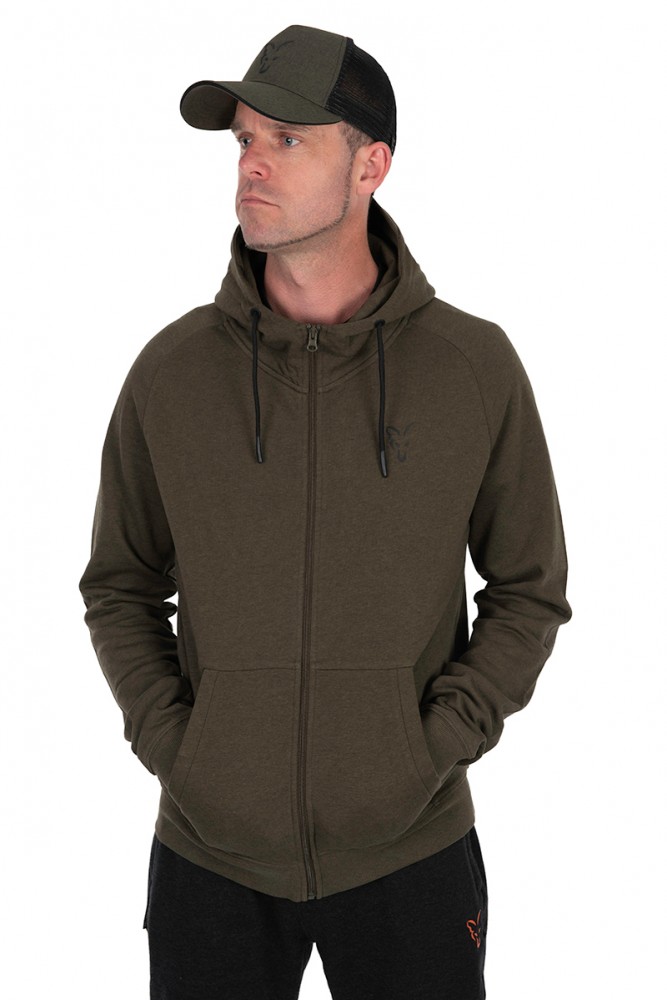BLUZA COLLECTION LW HOODY GREEN & BLACK roz XL FOX