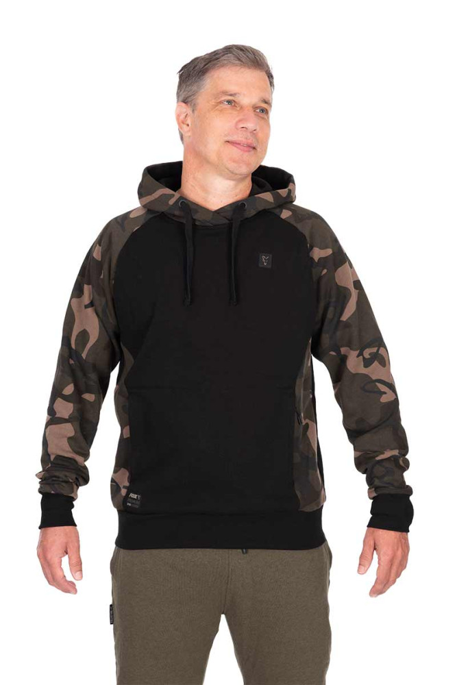 BLUZA PREMIUM 310 HOODIE BLACK/CAMO roz XXL FOX