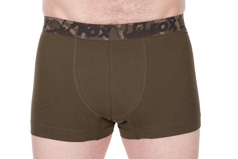 BOKSERKI BOXER SHORT KHAKI BLACK 2szt roz. XL FOX