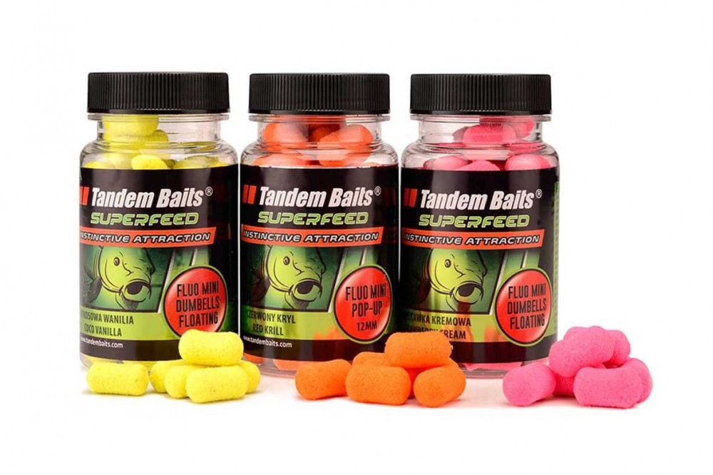 DUMBELLS POPUP FLUO 9x17mm CHILLI ROBIN RED TANDEM