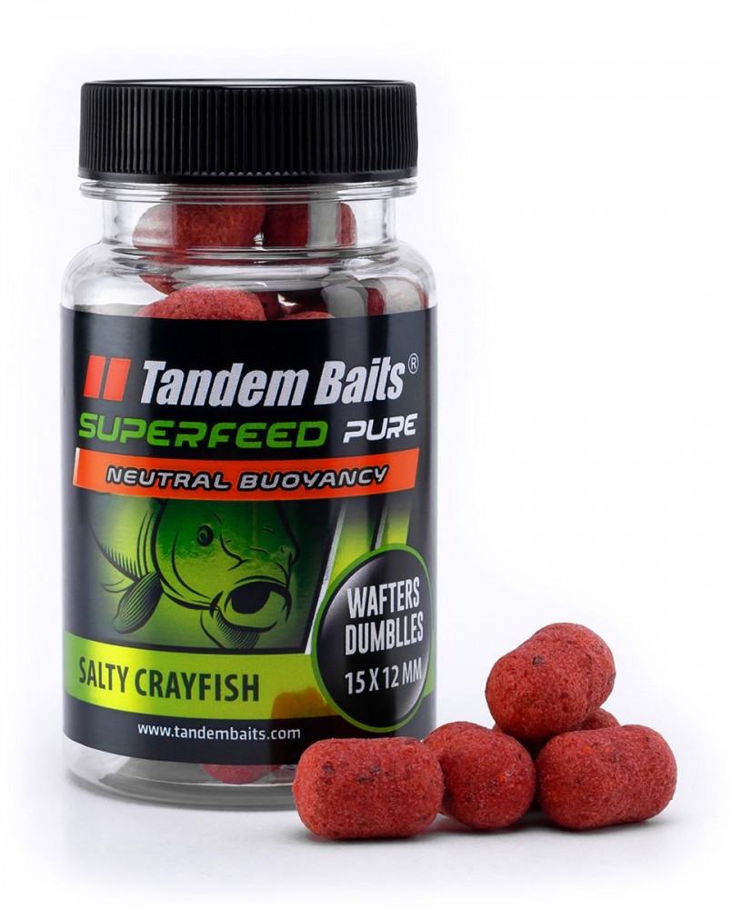 DUMBELLS WAFTERS SLATY CRAYFISH 15x12mm 30g TANDEM