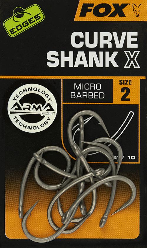 HACZYKI EDGES CURVE SHANK X rozmiar 4 FOX