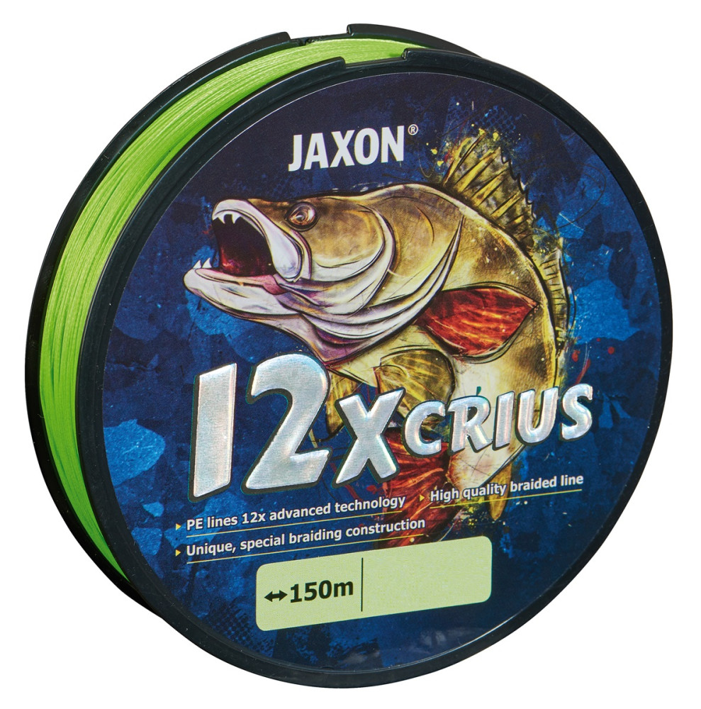 PLECIONKA JAXON CRIUS 12X FLASH 0,14mm 15kg 150m