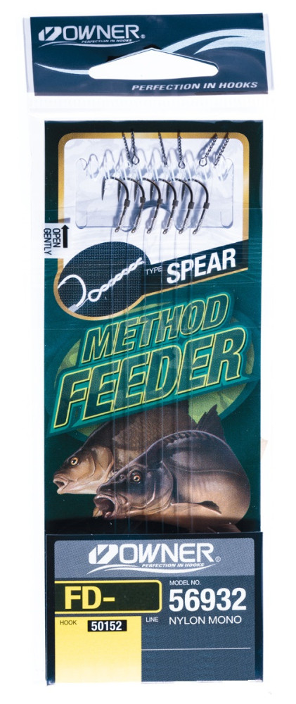 PRZYPON METHOD FEEDER WKRĘT 0,20mm hak 8 OWNER