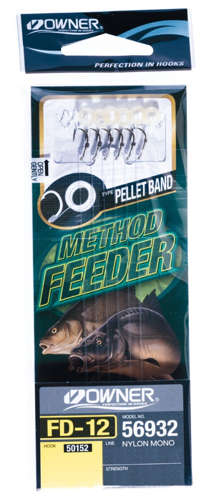 PRZYPON METHOD FEEDER Z GUMKĄ 0,22mm hak 6 OWNER