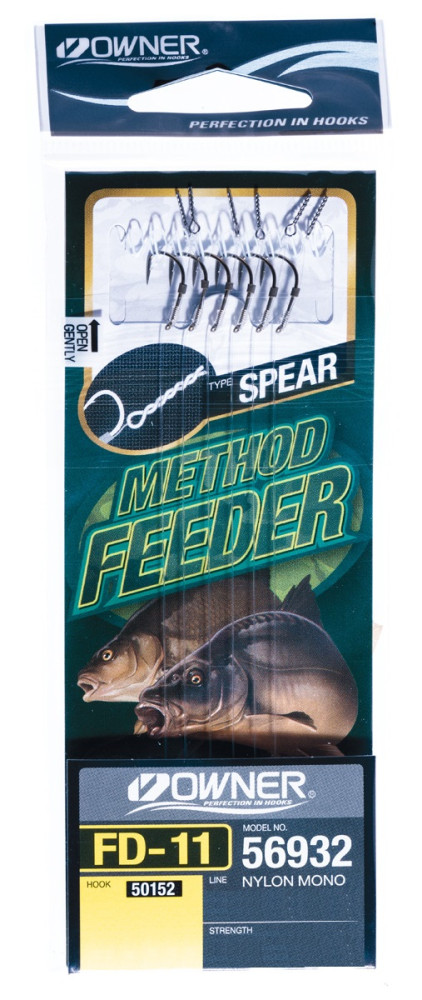 PRZYPON METHOD FEEDER Z WKRĘTEM 0,2mm hak 12 OWNER