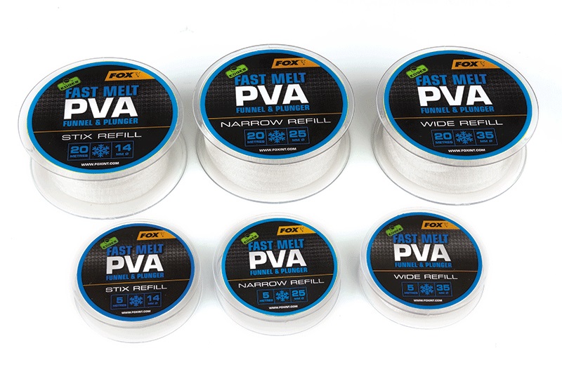 SIATKA PVA ZAPAS EDGES 5m 25mm MESH FAST MELT FOX