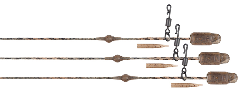 ZESTAW FOX SUBMERGE CAMO HELI-CLIP RIGS 40lb 3 szt