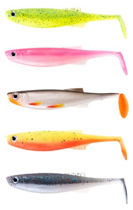 ZESTAW GUM JAXON INTENSA TRYTON 10cm MIX1 5 sztuk