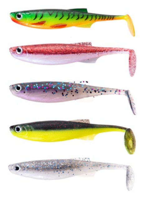 ZESTAW GUM JAXON INTENSA TRYTON 10cm MIX2 5 sztuk