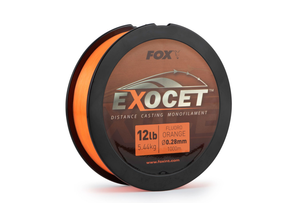 ŻYŁKA EXOCET FLUORO ORANGE MONO 0,33mm 1000m FOX