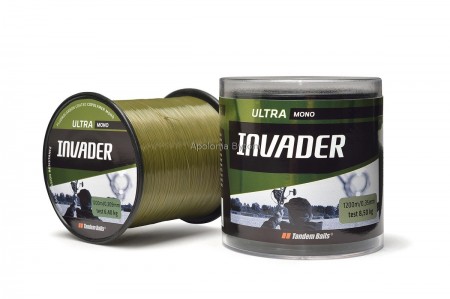 ŻYŁKA INVADER ULTRA MONO CIEMNA 1200m 0,30 TANDEM