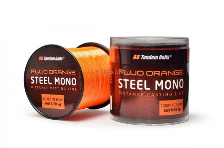 ŻYŁKA STEEL MONO FLUO ORANGE 1200m 0,30mm TANDEM